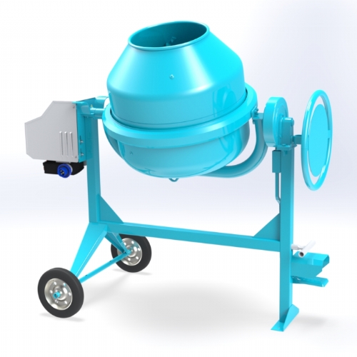Model Electric concrete mixer 140 lt -  C 190 of available Concrete mixers | Traditional transmission line by OMAER
